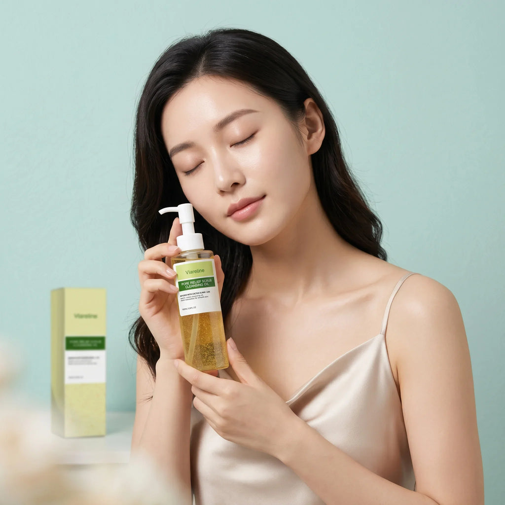 Viareline Makeup Remover Oil – Non-Irritating Cleansing Oil Cleansing Oil Qme