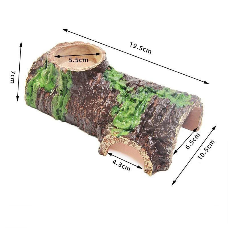 Natural Bark Reptile Hideaway Cave | Lizard & Snake Shelter Reptile Hideaway Cave Qme Default Title