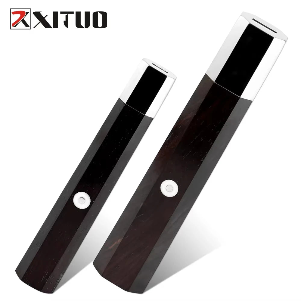 Japanese Chef Knife Ebony Octagonal Handle – DIY Replacement Knife Handle Qst