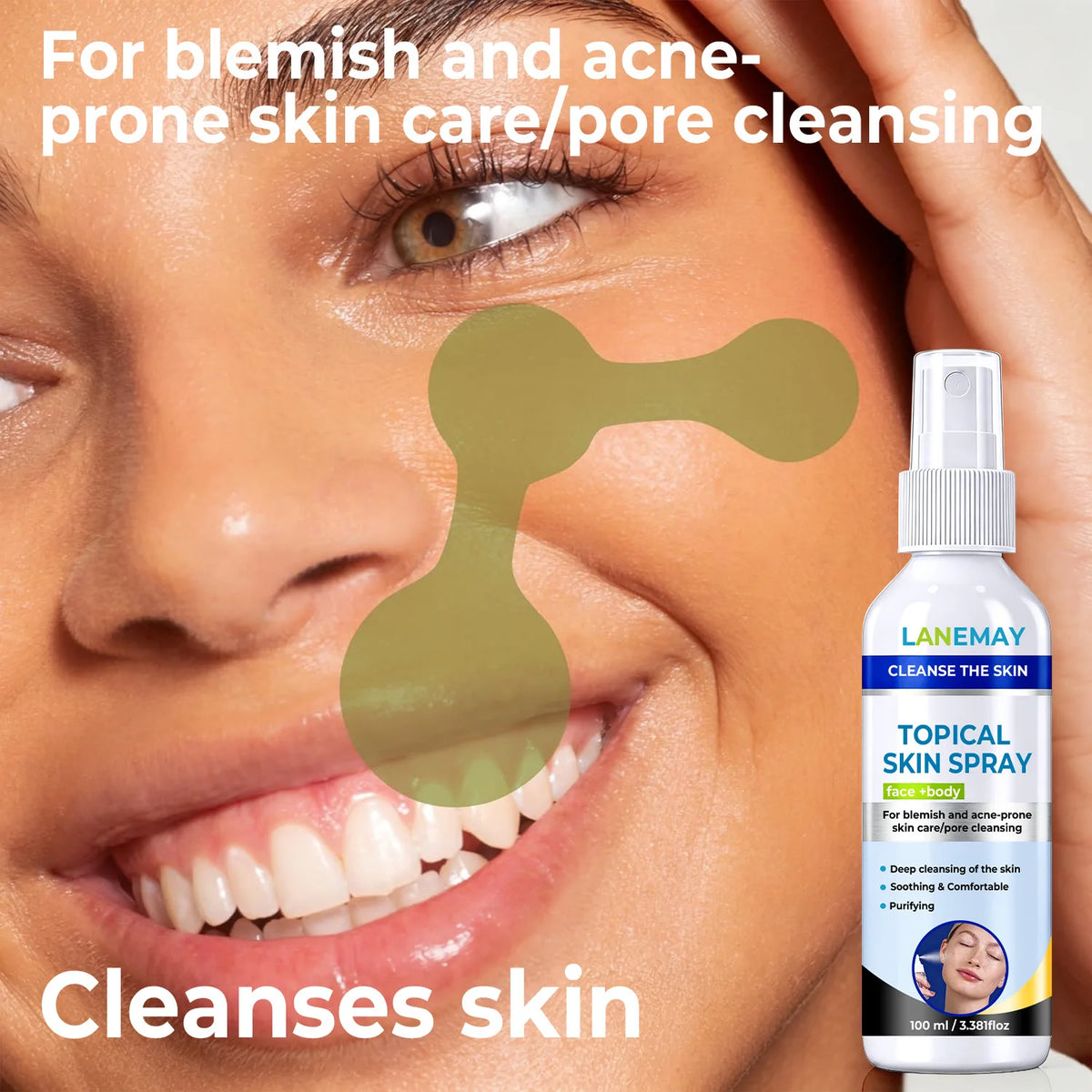 Lanemay Salicylic Acid & Panthenol Clarifying Skin Spray Clarifying Skin Spray Qst