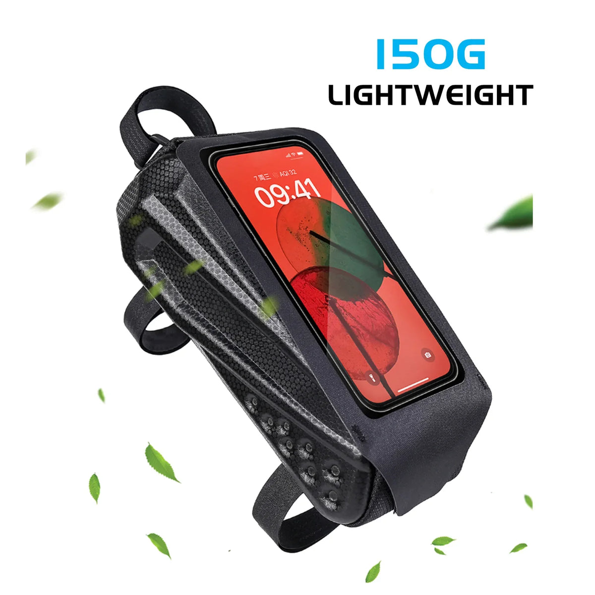 EVA Hardshell Bike Frame Bag – Rainproof Flip Cover | 1L Bike Frame Bag Qme