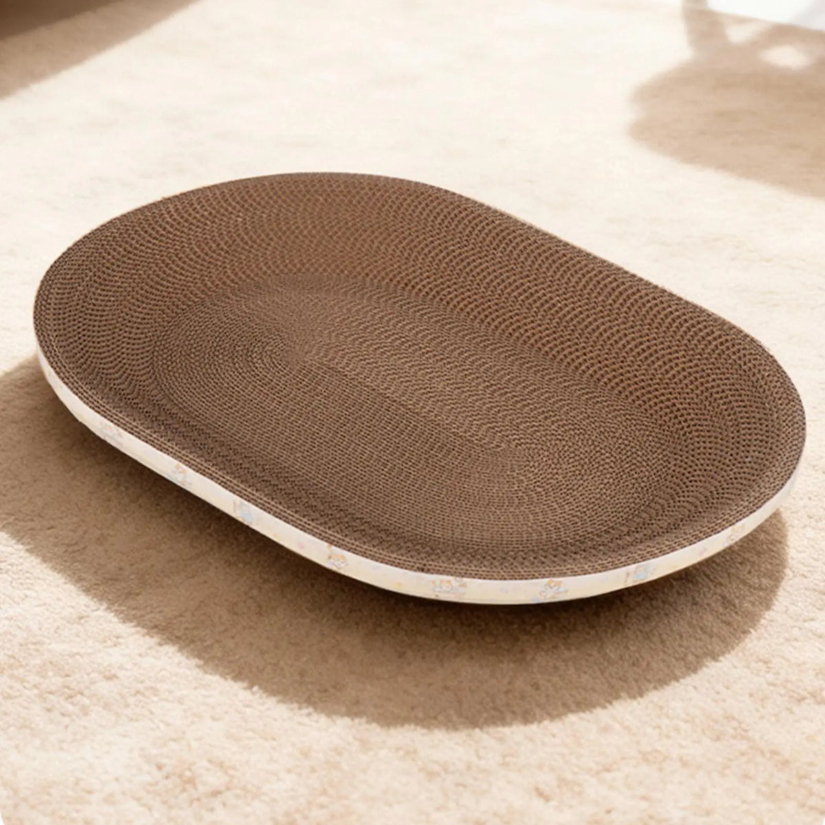 Cat Cardboard Scratcher – Corrugated Furniture Protector Pad Cat Scratcher Pad Qme