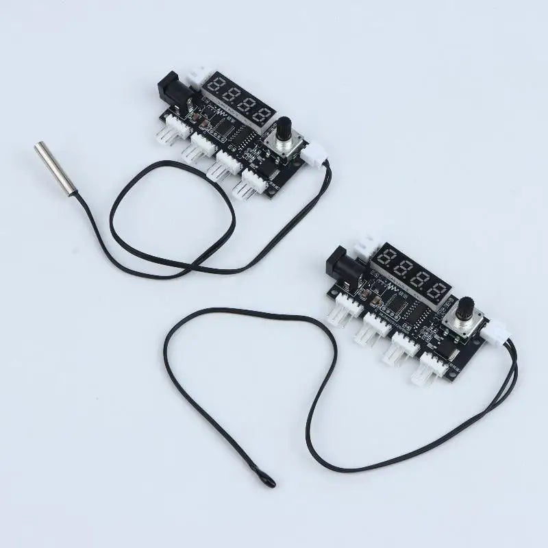 Digital Temperature Control Module DC 5-24V 4-Digit LED Display Temperature Control Module Qme