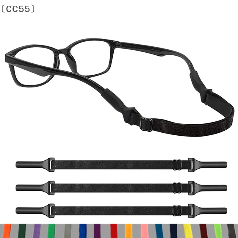 2-Pack Adjustable Non-Slip Glasses Strap – Sport Eyeglass Cord Glasses Strap Qst