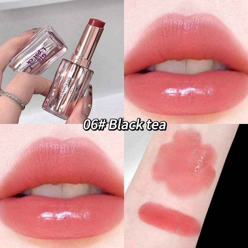 SHAQINUO Mirror Water Gloss Lipstick – Silky & Long-Lasting Lip Gloss Lipstick Qme S9007-6
