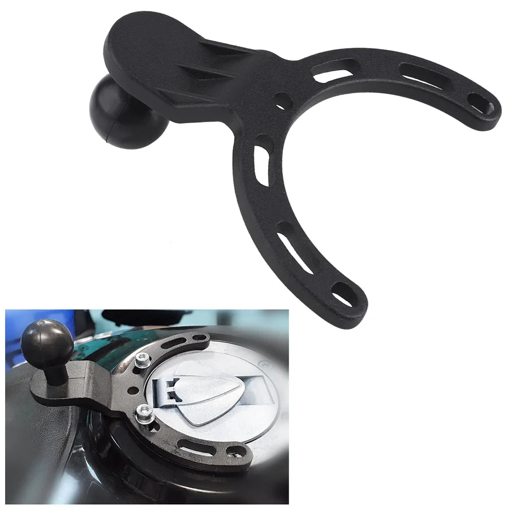 Motorcycle Gas Tank Mount – Adjustable Phone, GPS & Camera Holder Motorcycle Device Mount Qme