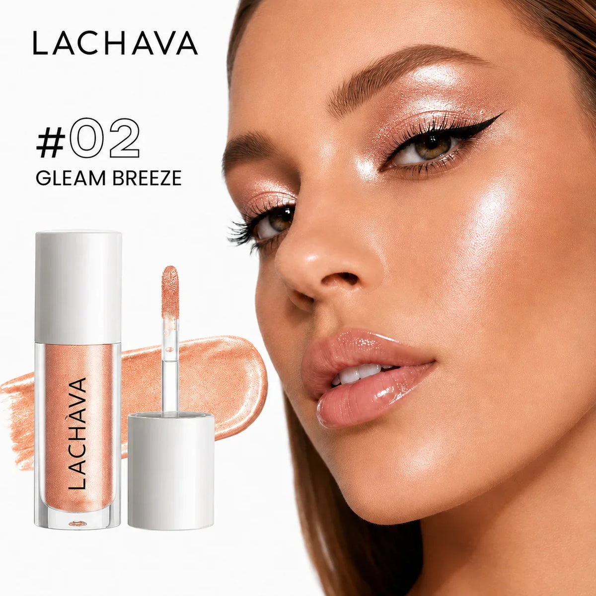 2-in-1 Shimmer Glitter Liquid Eyeshadow & Highlighter | Qme Liquid Eyeshadow Highlighter Qme