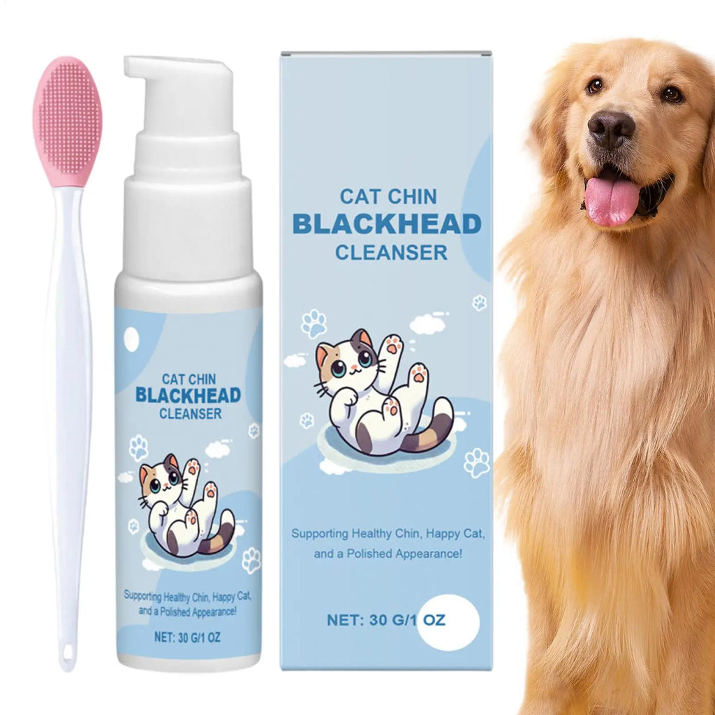 Cat Chin Cleaner Grooming Brush – Deep Cleanse for Cats Cat Grooming Brush Qme