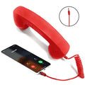 Retro USB-C Telephone Handset Microphone – 10 Colors USB-C Phone Handset Qme J