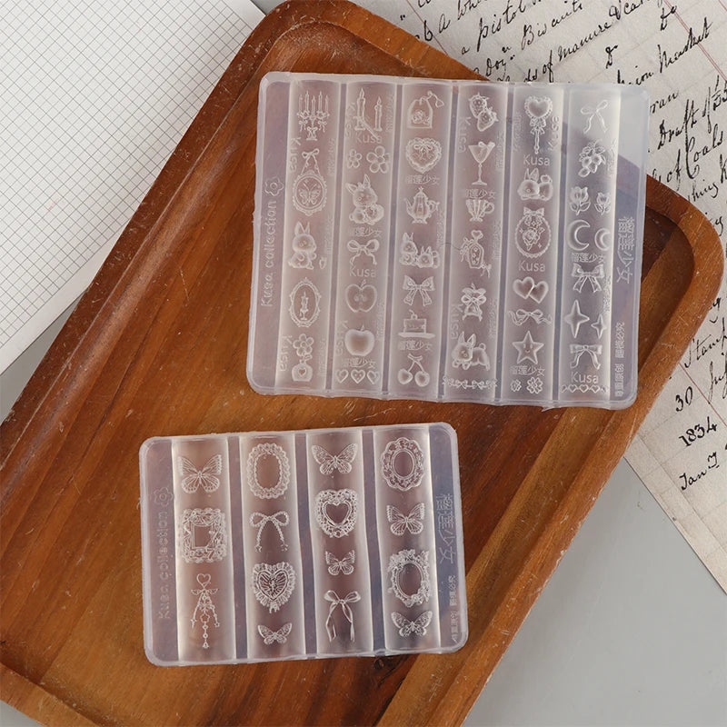 3D Silicone Nail Art Mold – Bow, Rabbit & Flower Designs Nail Art Mold Qst