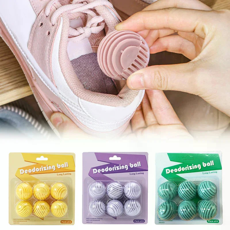 Long-Lasting Aromatic Deodorizer Freshener Balls – 11 Colors Aromatic Deodorizer Ball Qme