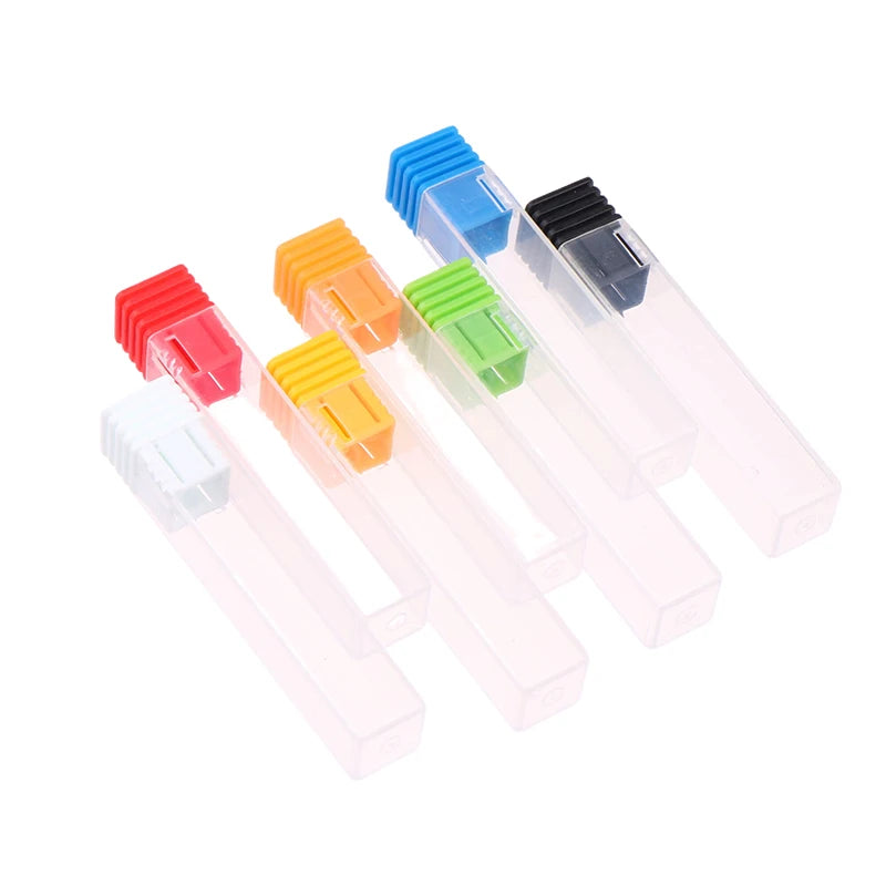 10pcs Clear Nail Drill Bit Storage Boxes – Square Organizer Set Nail Drill Bit Organizer Qst