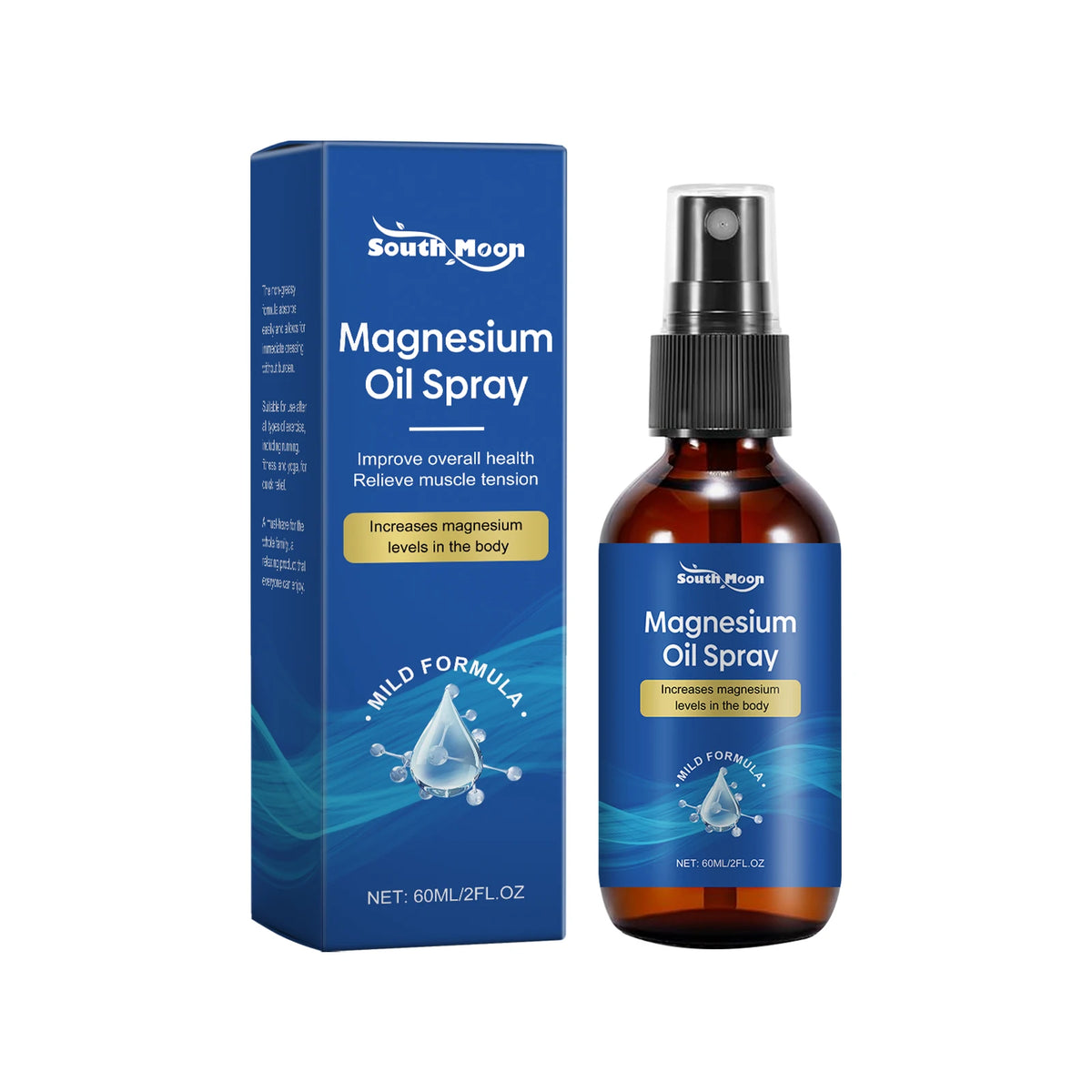 South Moon Magnesium Oil Spray – Sleep & Relaxation 100ml Magnesium Body Spray Qst 100ml boxed