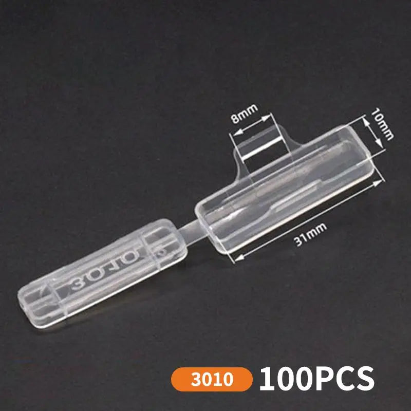 Plastic Cable Label Tags – Wire & Data Cable Name Holders 100pcs Cable Label Tags Qme A1
