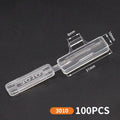 Plastic Cable Label Tags – Wire & Data Cable Name Holders 100pcs Cable Label Tags Qme A1