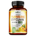 Turmeric Curcumin Capsules 95% Curcuminoids + BioPerine Turmeric Supplement Qst 30 Capsules