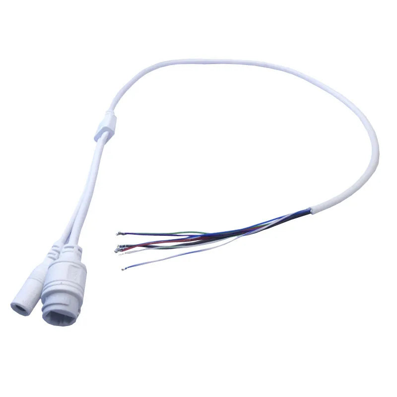 CCTV IP Camera RJ45 DC Jack LAN Cable Module 10pcs | QF001 CCTV Camera Connector Qme