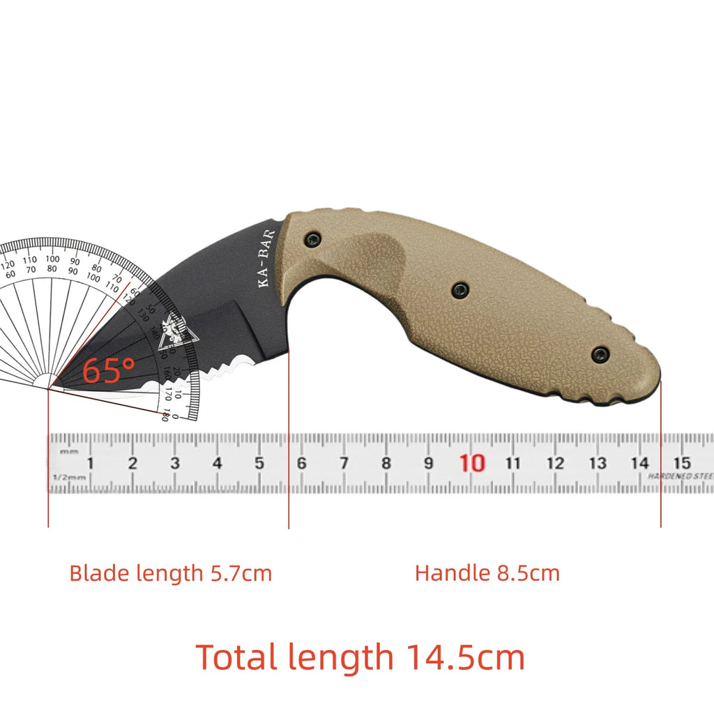 Multifunctional Outdoor Camping Knife – Compact Steel Blade Outdoor Multi-Knife Qst