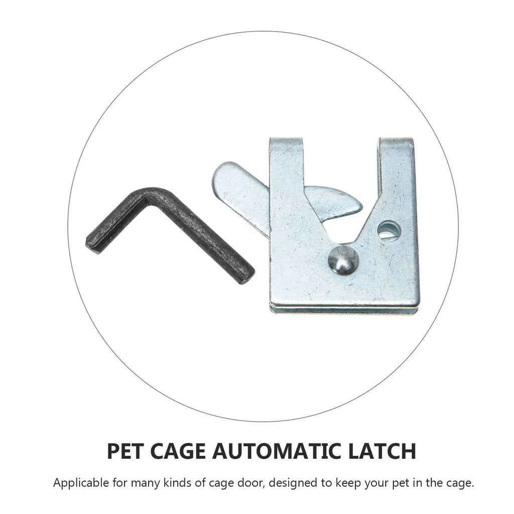 4-Pack Cage Door Lock Latch for Birds, Rabbits & Small Pets Cage Door Latch Qme
