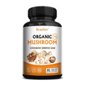 Mushroom Complex – Lion's Mane, Reishi & Cordyceps Capsules Mushroom Supplement Qst 60 count-1 bottle