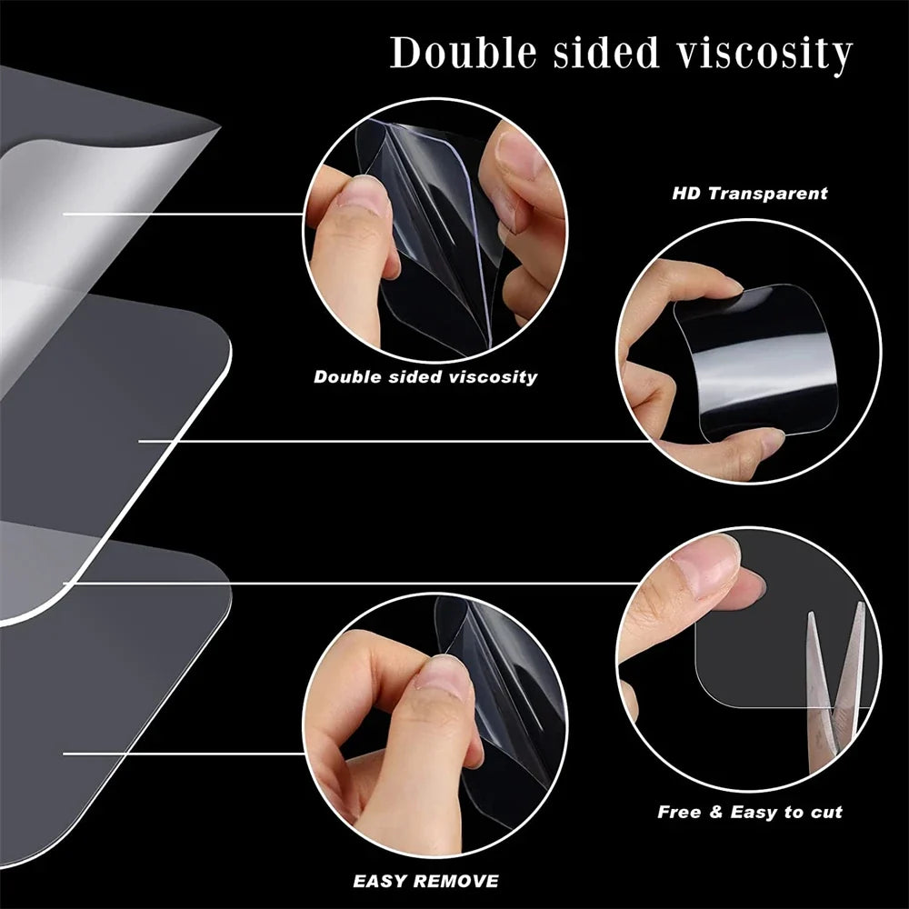 Heavy Duty Double-Sided No-Trace Mounting Tape Squares Mounting Tape Pads Qme