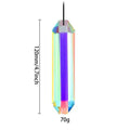 Crystal Prism Sun Catcher Wind Chime Long Pendant – Rainbow Decor Crystal Sun Catcher Qme L