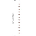 12-Cup Copper-Plated Metal Rain Chain – Gutter Downspout Rain Chain Qst Default Title