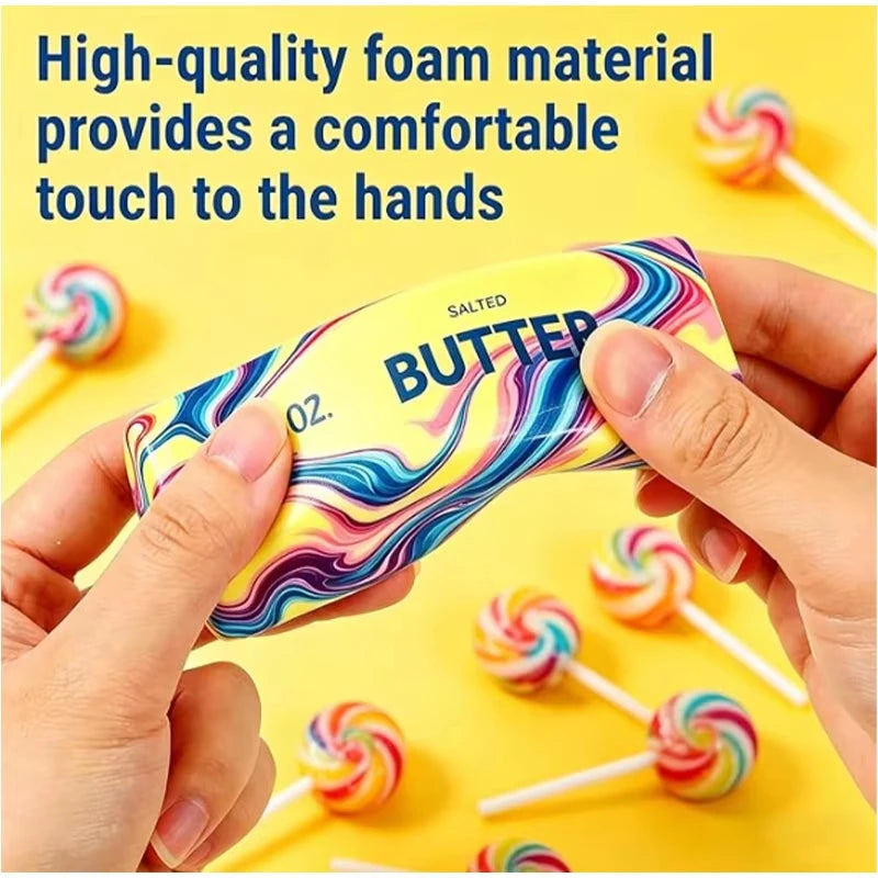 Squishy Butter Stick Fidget Toys – Soft Stretchy Sensory Squeeze Fidget Sensory Toy Qst