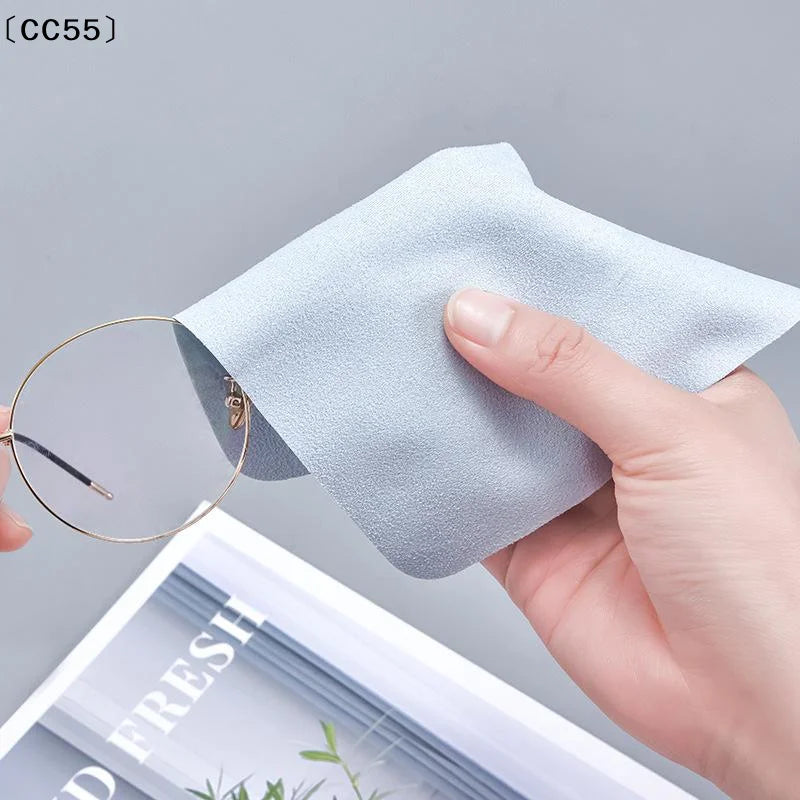 Microfiber Glasses Cleaning Cloths – 5/10 Pcs Suede Lens Wipes Lens Cleaning Cloth Qst