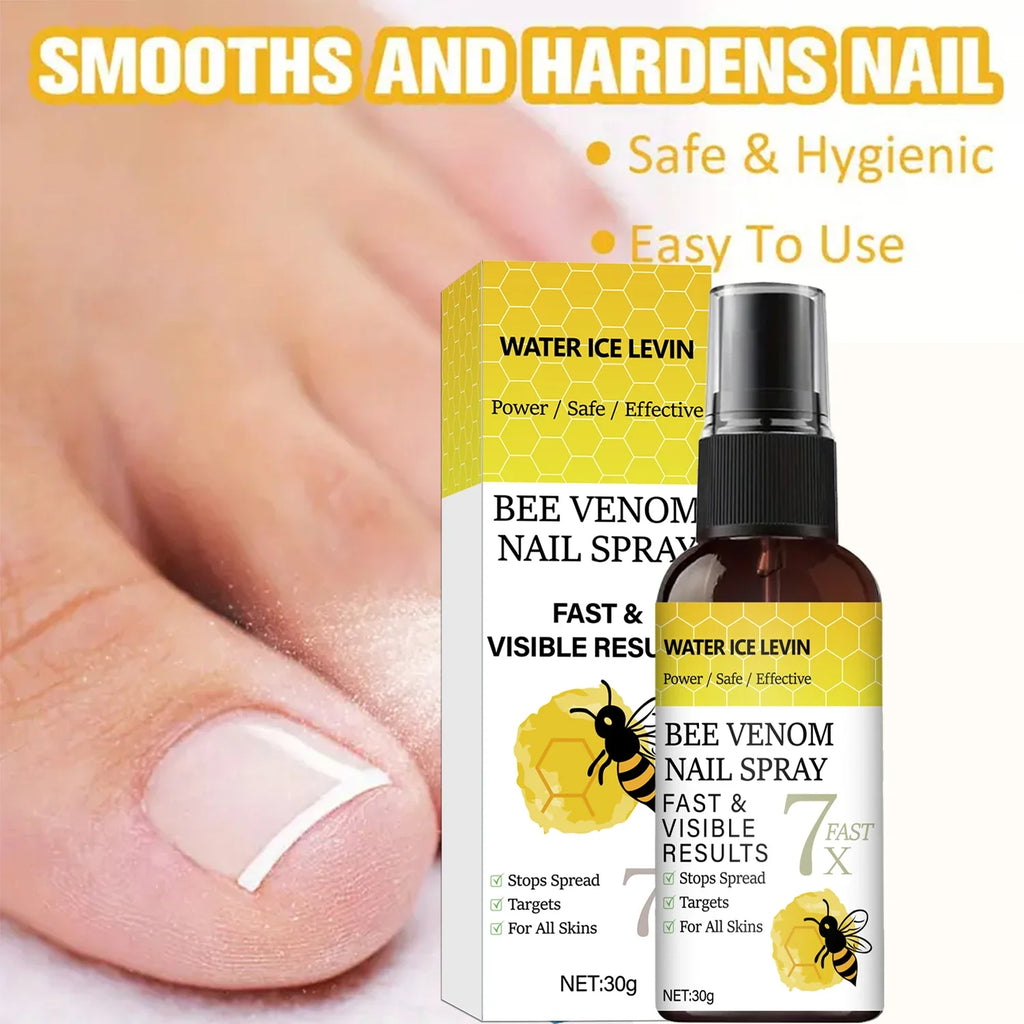 Bee Venom Nail Spray – Strengthen & Visibly Improve Nails Nail Treatment Spray Qme