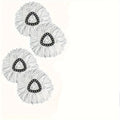 Spin Mop Head Replacement – Washable Wet & Dry Refill Mop Head Refill Qme 4pcs