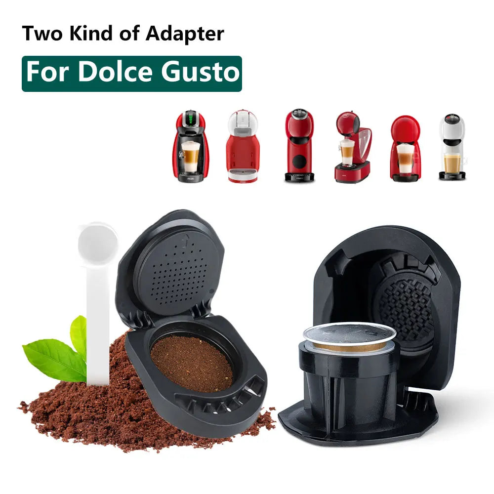 Reusable Capsule Adapter for Dolce Gusto – Refillable Pod Coffee Capsule Adapter Qst