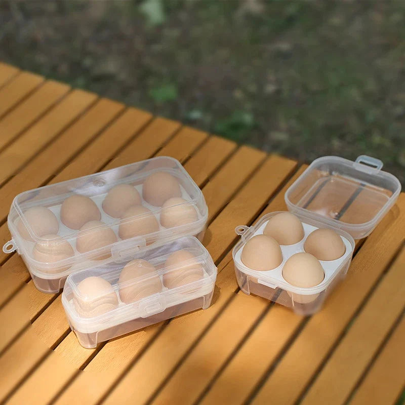 Portable Shockproof Egg Storage Box for Camping & Travel Egg Storage Carrier Qme