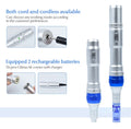 Dr. Pen A6 Wireless Microneedling Pen – 2 Batteries, 12-Pin Microneedling Derma Pen Qst AU China Mainland
