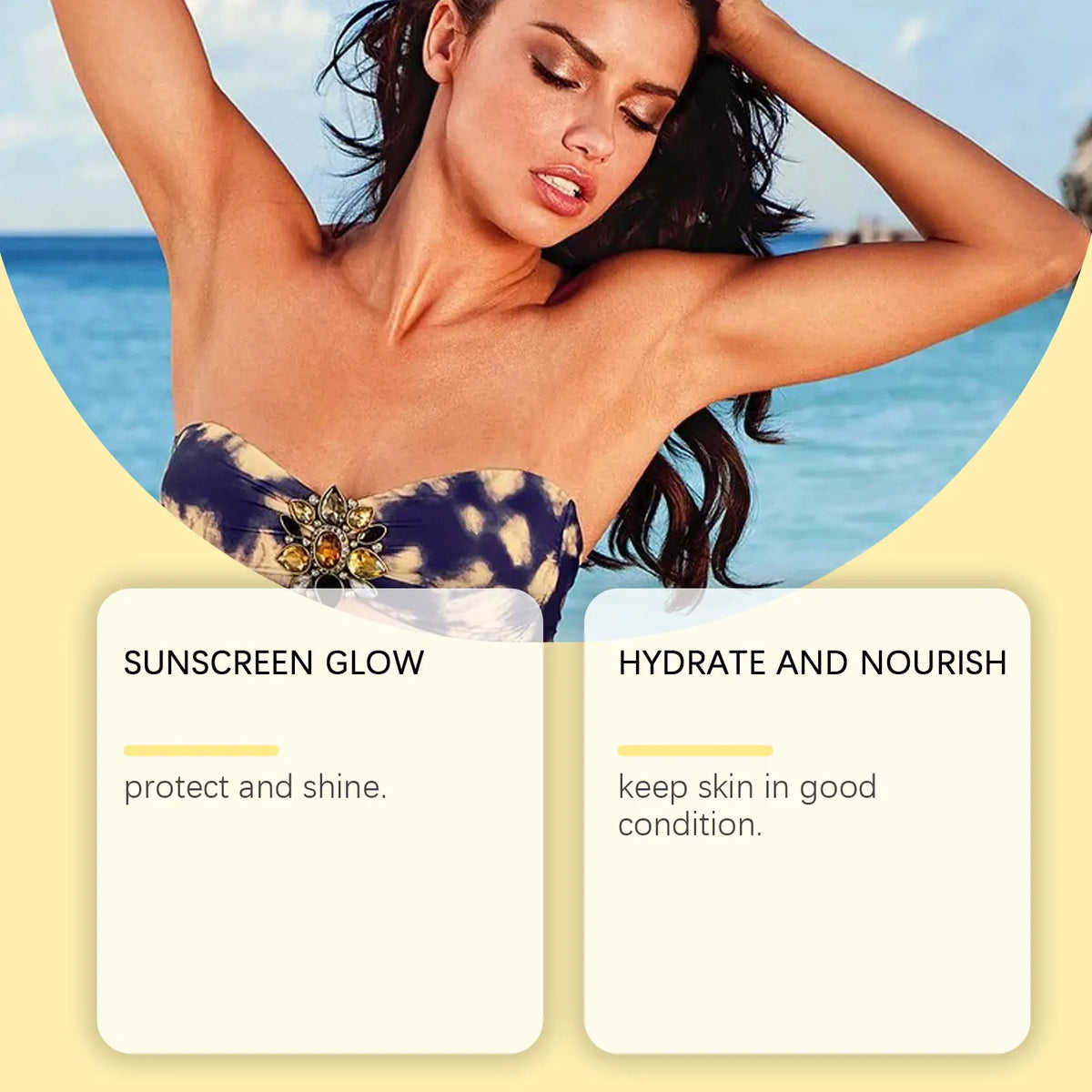 OceAura Glitter Sunscreen Spray – Shimmer SPF Face & Body Shimmer Sunscreen Spray Qst