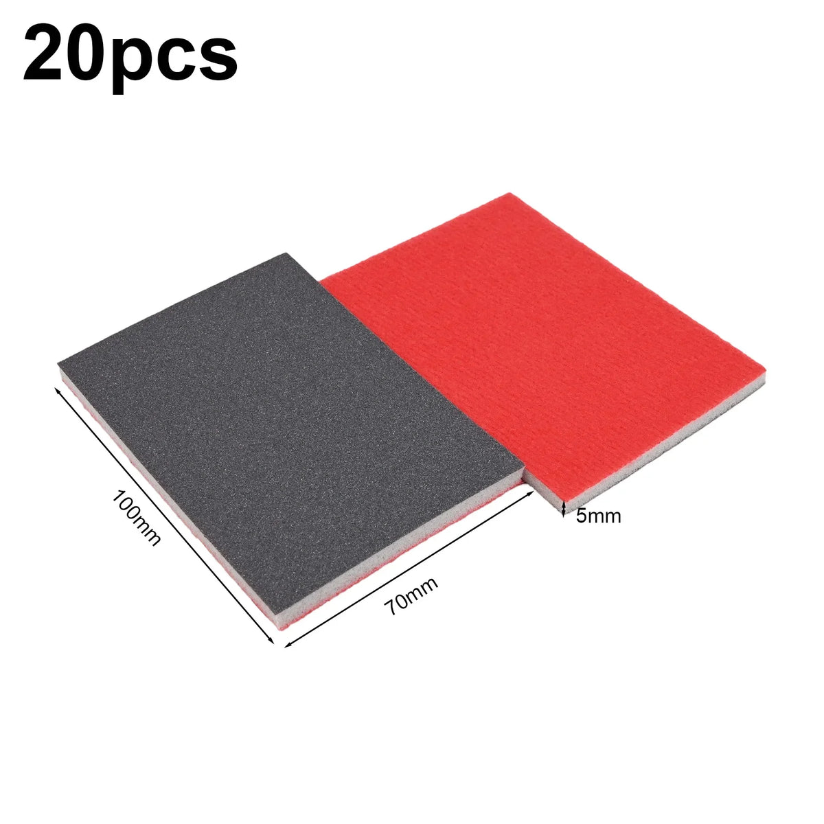 20-Piece Flexible Sanding Sponge Set 180–2500 Grit Sanding Sponge Set Qme