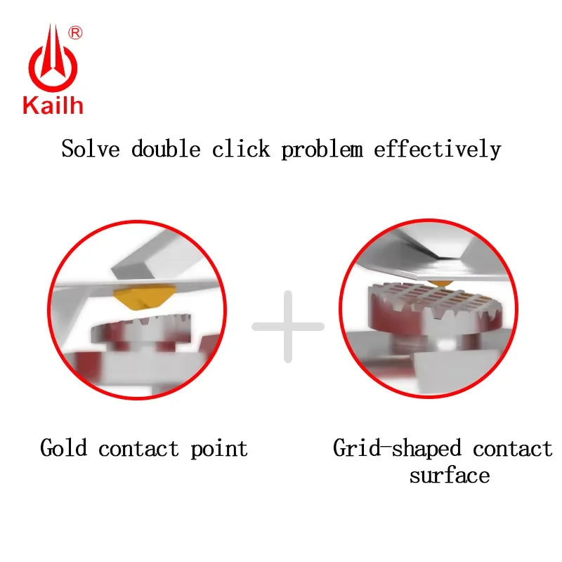 Kailh GM 4.0 Red Dot 3-Pin Mouse Micro Switch – 60M Clicks Mouse Micro Switch Qme