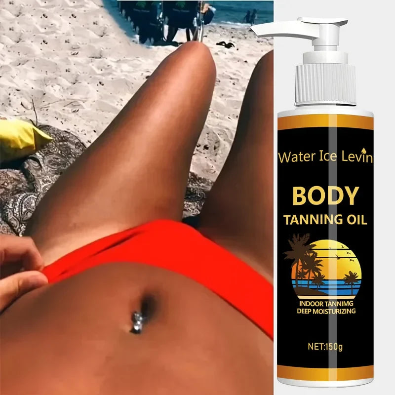 Coconut Body Tanning Oil – Deep Hydration Sunless Glow Sunless Tanning Oil Qme