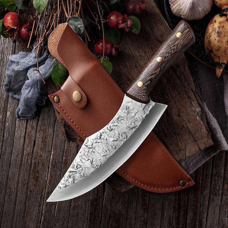 XUANFENG Forged Alloy Boning & Skinning Knife – 15cm Blade Boning Knife Qst XS2