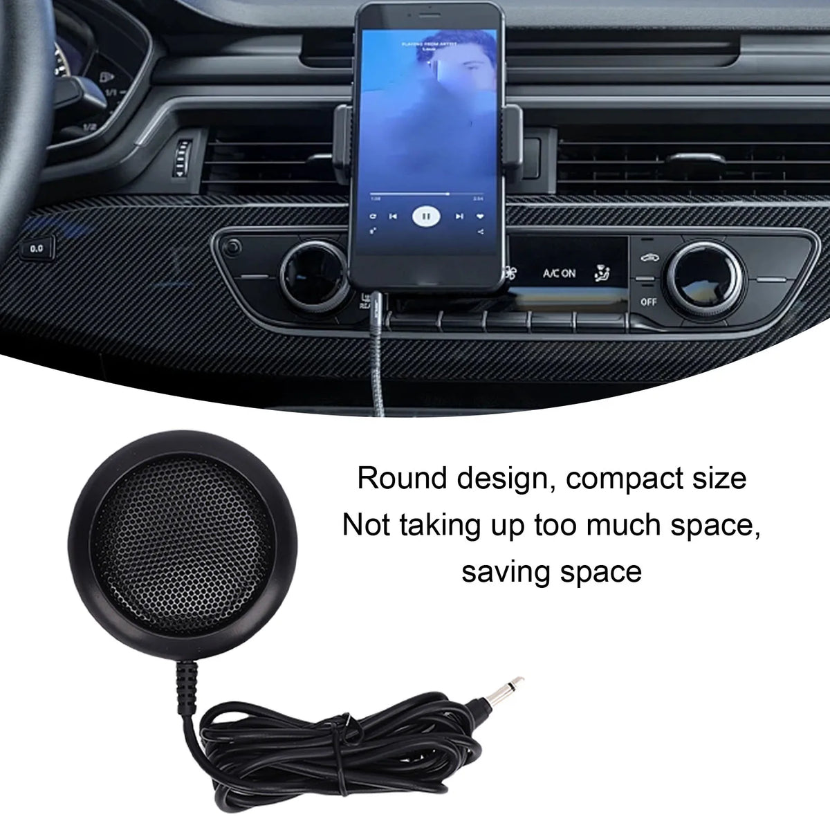 KKMOON 1W CB External Speaker 3.5mm – YAESU KENWOOD ICOM CB Radio Speaker Qst P700
