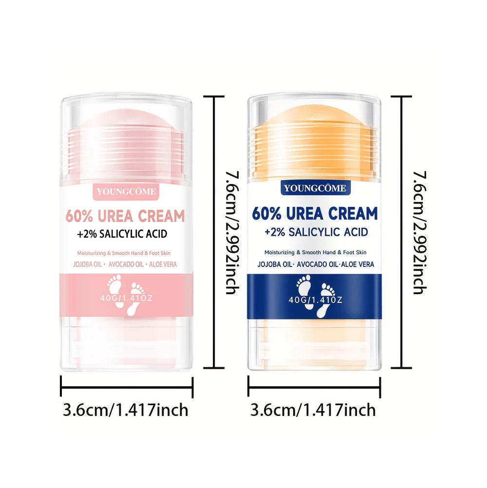 YOUNGCOME 60% Urea Foot Cream 2-Pack – Deep Moisture Urea Foot Cream Qst 2PCS