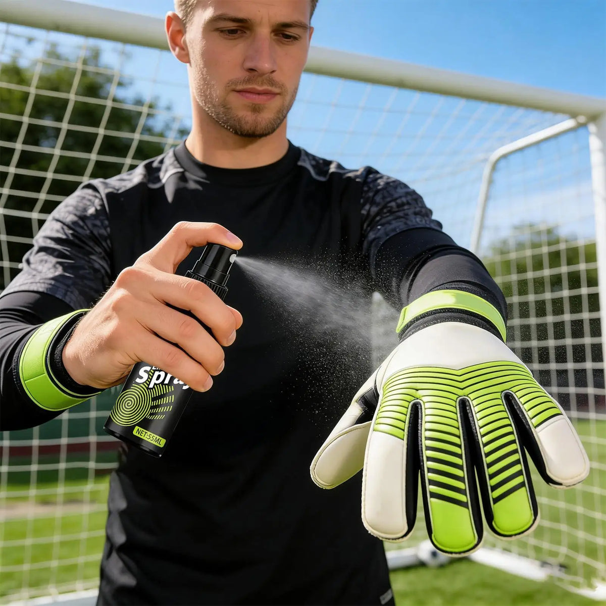 Glove Grip Adhesive Spray 55ml – Soccer Football Baseball Sports Grip Spray Qme