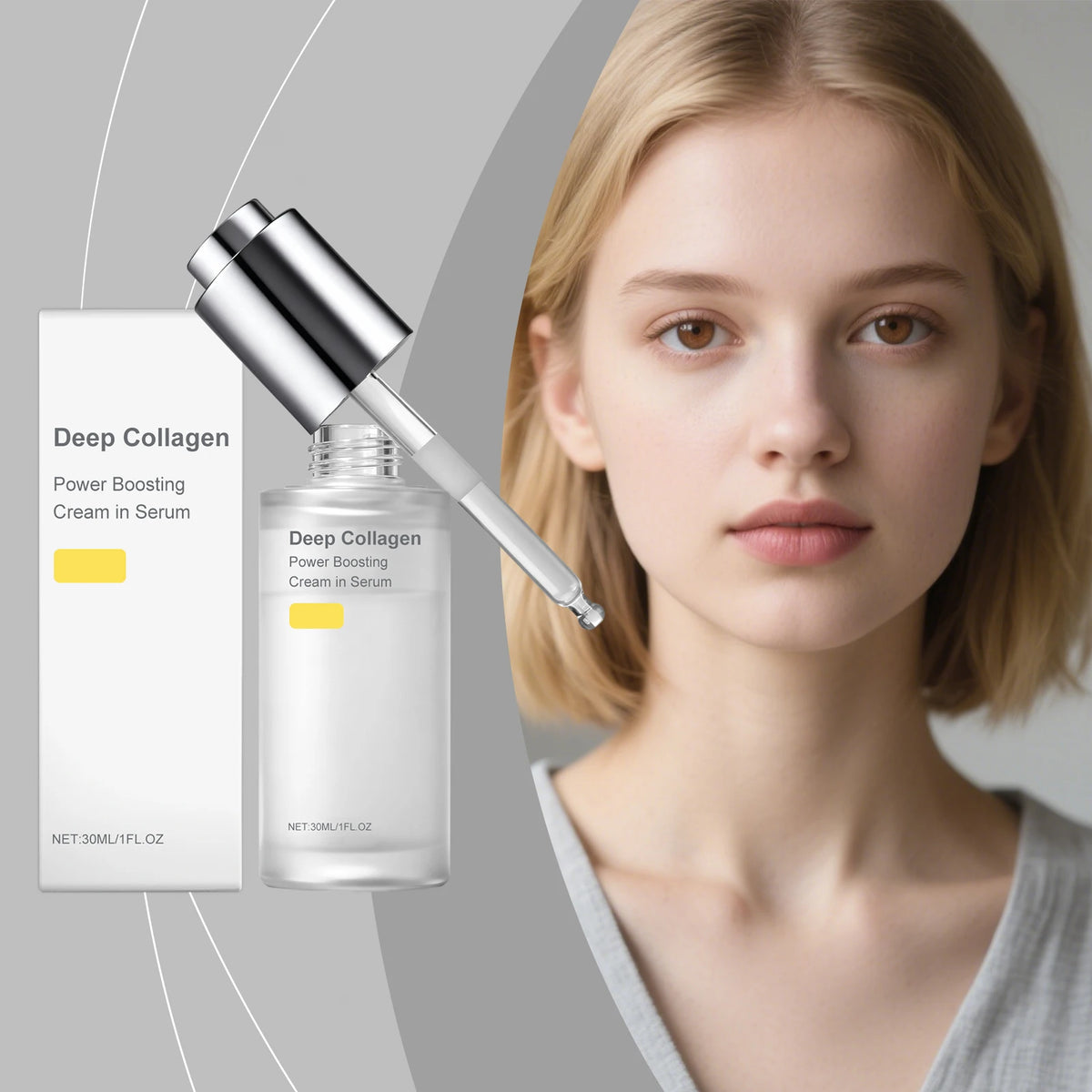 Collagen Boost Serum – Hydrating Anti-Aging Face Serum Anti-Aging Face Serum Qst