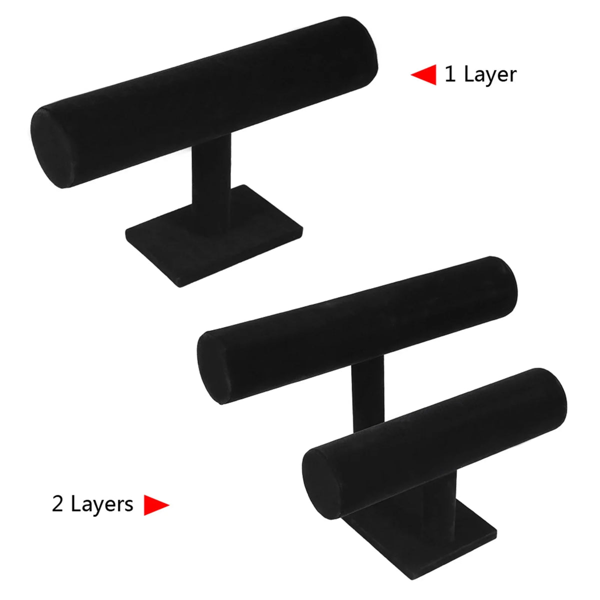 Jewelry T-Bar Display Stand for Necklaces, Bracelets & Watches Jewelry Display Stand Qme