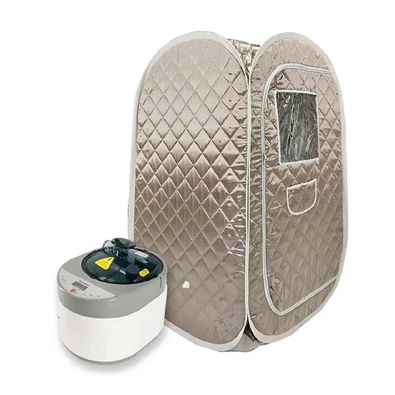 Portable Foldable Steam Sauna Tent – 4L Steamer & Remote Steam Sauna Tent Qst