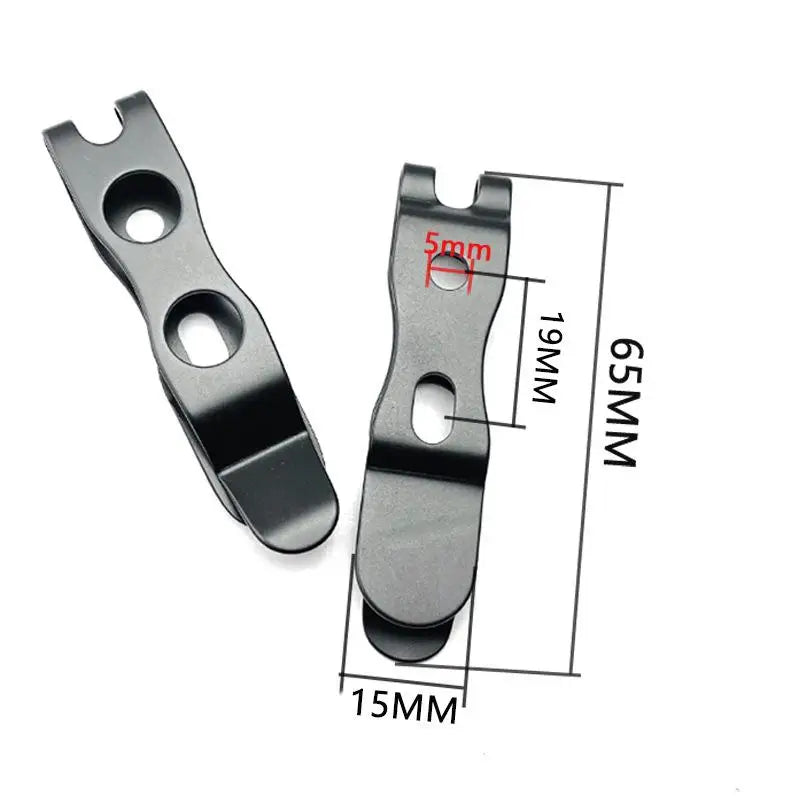 Stainless Steel KYDEX Belt Clip – Universal Knife Sheath Clip Knife Sheath Clip Qst