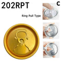 Aluminum Pull Ring Can Lids – 52mm Beverage & Food Can Covers Can Lid Cover Qme C
