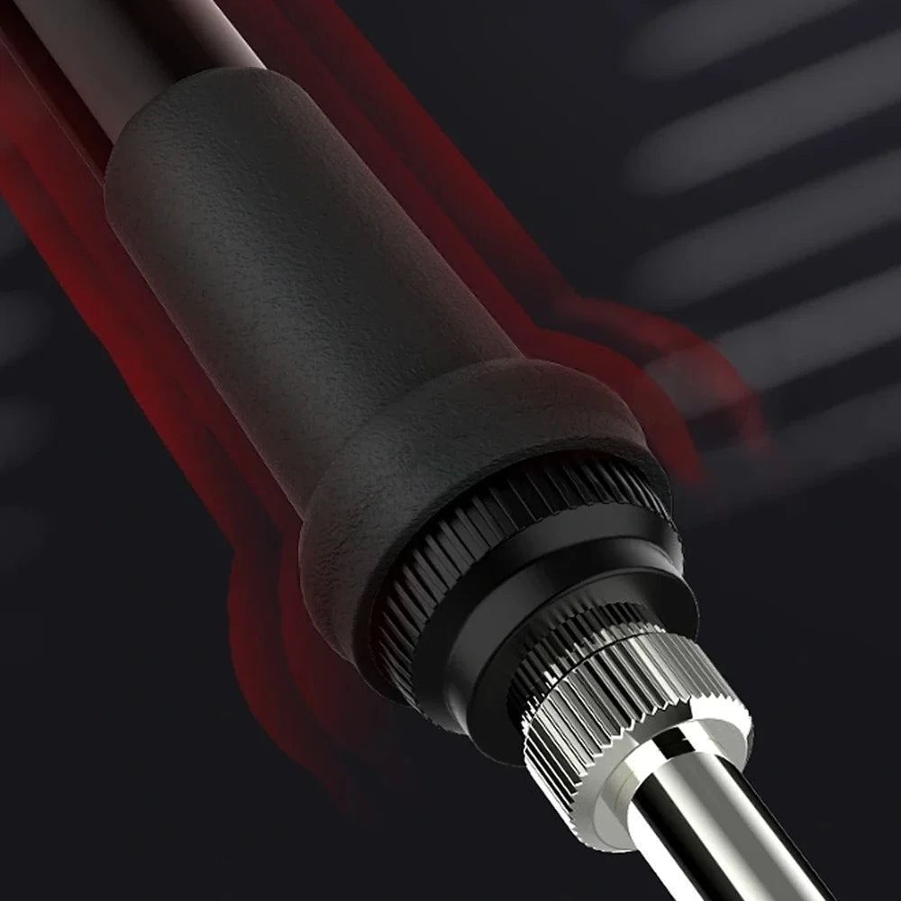 LF 80W Digital Soldering Iron – C/F Temp Display & Calibration Soldering Iron Qme