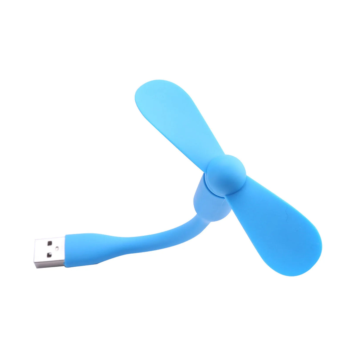 USB Flexible Mini Fan – Portable for Laptop & Power Bank USB Mini Fan Qme