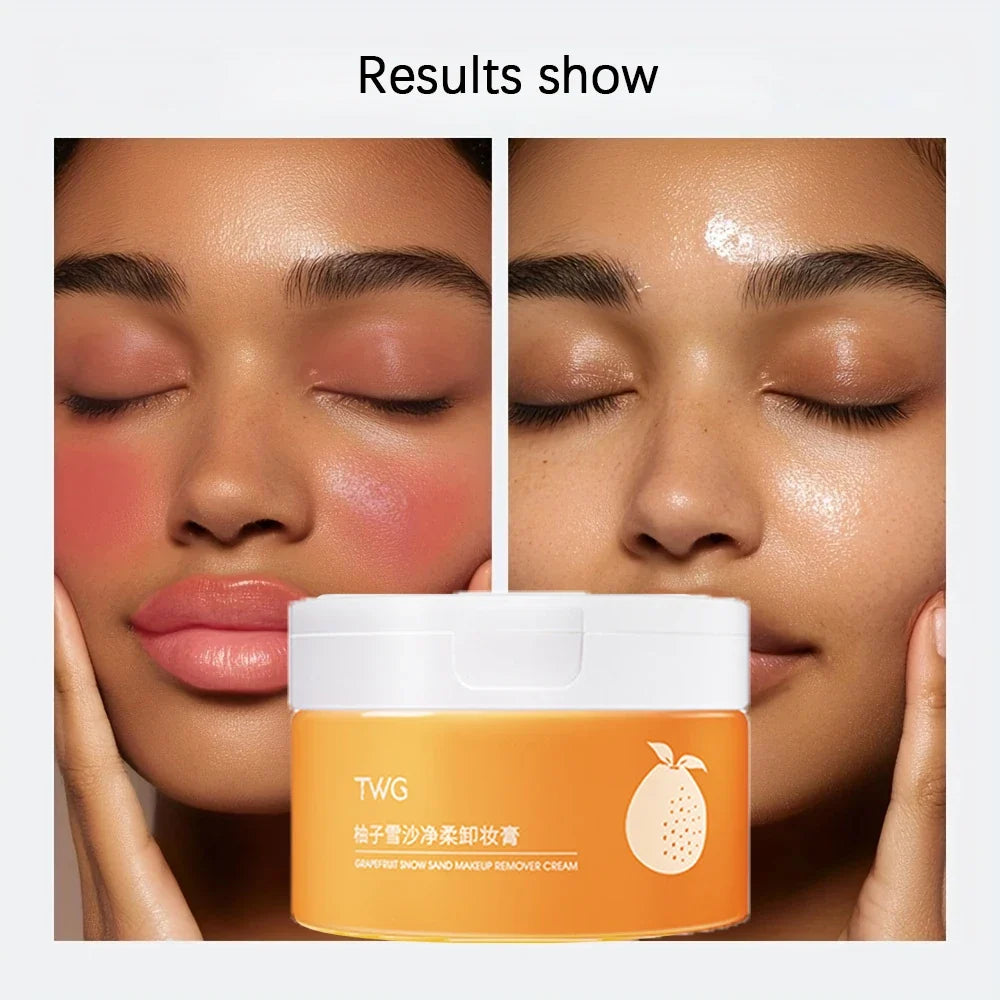Grapefruit Gentle Facial Cleanser & Makeup Cleansing Cream Facial Cleanser Qme